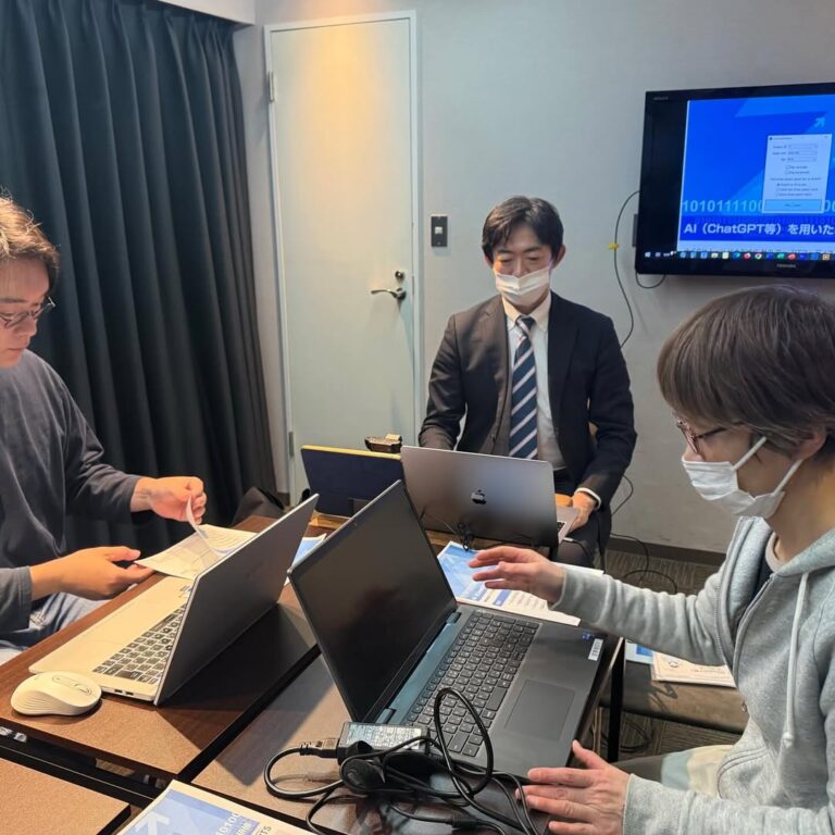 民間企業でDX推進(AI活用･システム連携)研修の講師を務めました